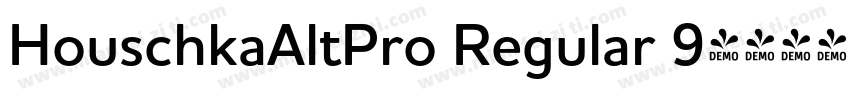 HouschkaAltPro Regular 9字体转换